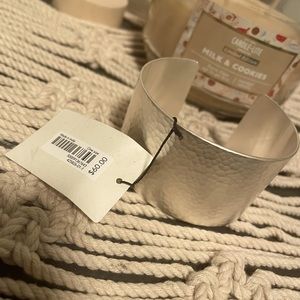 Banana Republic Silver Cuff Bracelet NWT